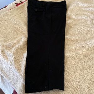 Zip front pants